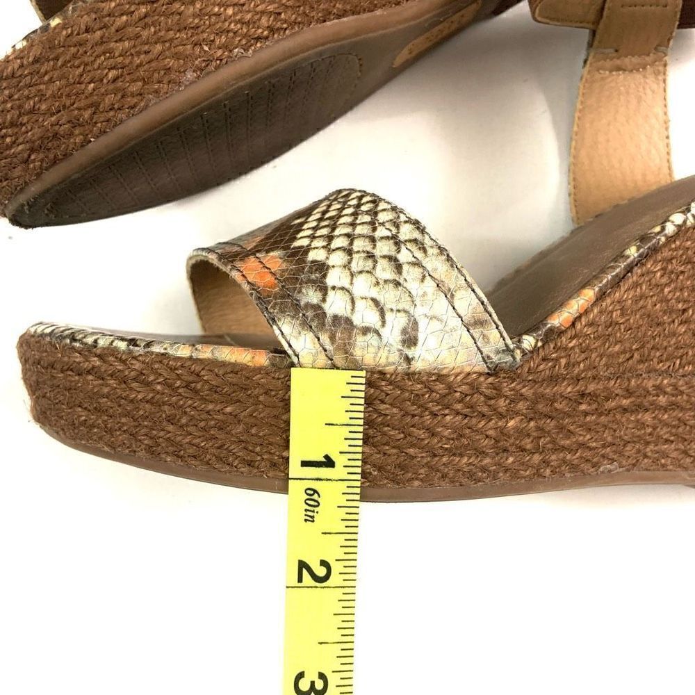 LUCCA LANE Leather Ankle Espadrilles - Picture 8 of 9